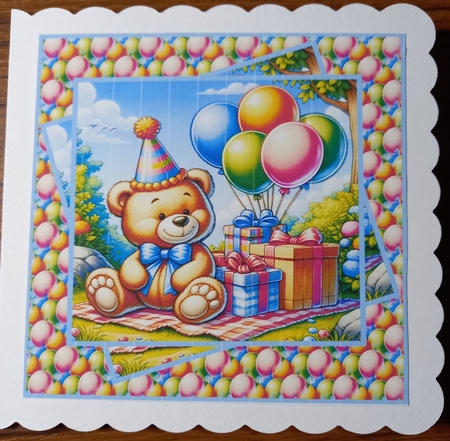 Bear...thday fun 7x7 by Carolynne Barratt