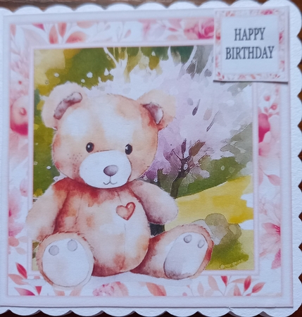 HAPPY BIRTHDAY BEAR by Carolynne Barratt
