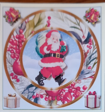 A SANTA CIRCLE by Carolynne Barratt