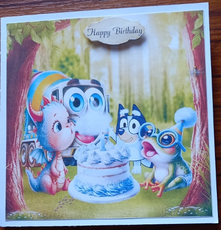 bluey and friends by Carolynne Barratt