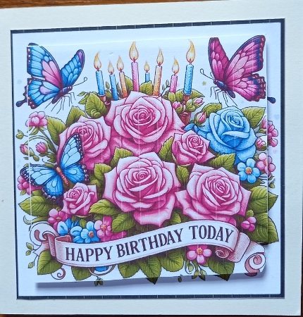 Birthday butterflies by Carolynne Barratt