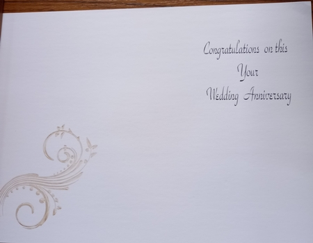 Wedding Anniversary    Insert by Carolynne Barratt