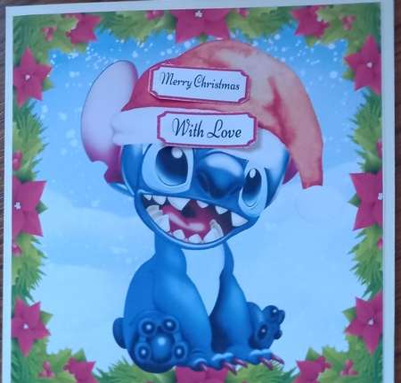 Christmas Stitch 8x8 by Carolynne Barratt