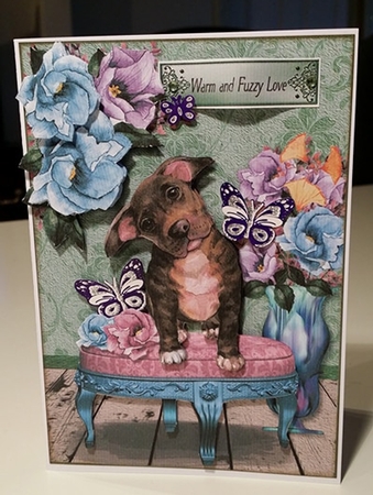 Forever Paws Card Front Mini Kit.8 by Carol Young