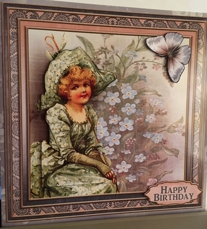 Vintage Flower Lady by Catheirne Langford