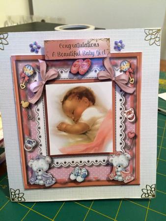 Congratulations a Beautiful Baby Girl by Catheirne Langford