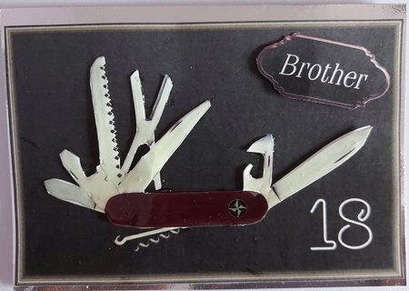 Swiss Army Knife Male Card Topper Featured Gallery Photo