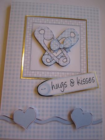New Baby Boy Kit with 3D Decoupage by Catherine Lucy Lines