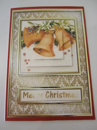 Gold Bells Quick Card by Catherine Lucy Lines