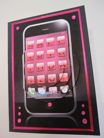 Smart Phone Circle Pyramage Topper by Catherine Lucy Lines