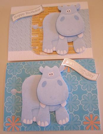 Hippo Shaped Over the Edge by Catherine Lucy Lines