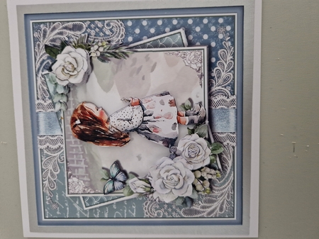 Just a girl and her rabbit KIT-two by Catherine Noon