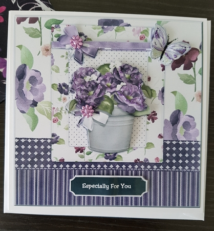 Quick Card  Birthday Flowers by Catherine Noon