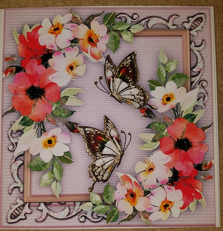 Soft Flowers and Butterflys  by Catherine Noon