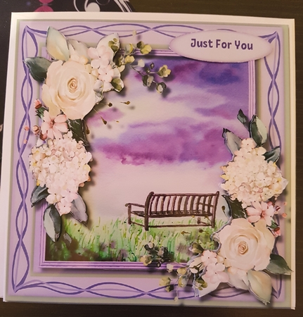 8x8 Mini Kit , Bench in the Meadow by Catherine Noon