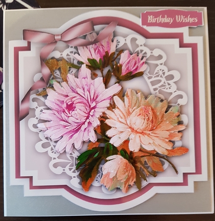 Beautiful Pink Chrysanthamums by Catherine Noon