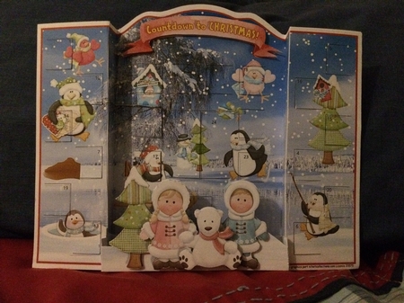 ADVENT CALENDAR CARD - Winter Fun by Catherine Scott