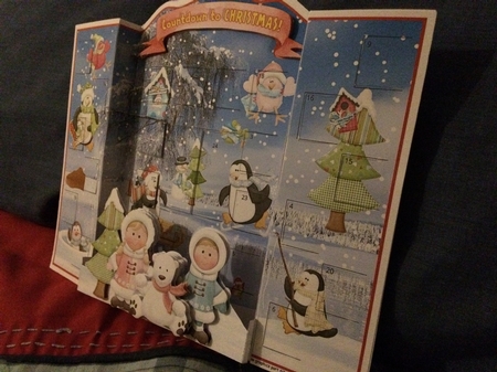 ADVENT CALENDAR CARD - Winter Fun by Catherine Scott