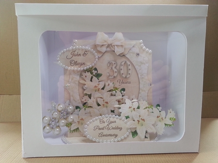 Giant Easel Tableau 3D Card Kit - Wedding & Pearl Wedding by Cedric Morgan 