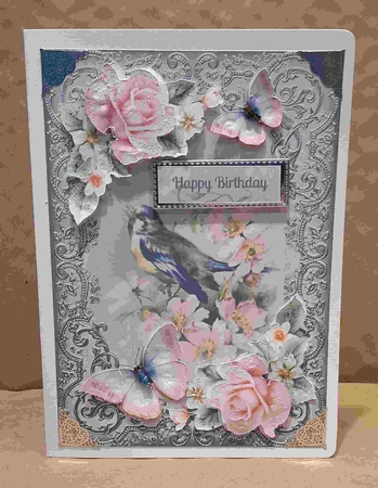Bumper kit birds and pink roses by Cedric Morgan 