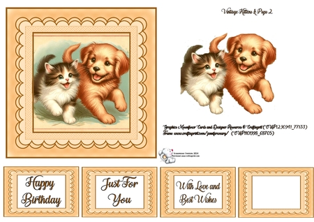  Weaved Shell Edge Frames-Cute by Celia Clare