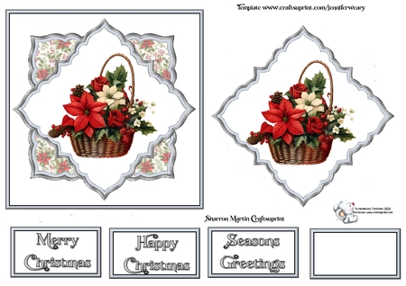 Christmas Baskets by Celia Clare