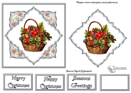 Christmas Baskets by Celia Clare
