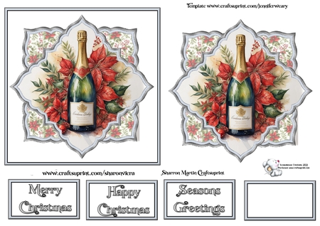 Christmas Champagne  by Celia Clare