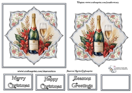 Christmas Champagne  by Celia Clare