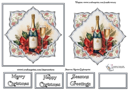 Christmas Champagne  by Celia Clare