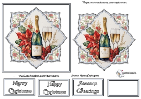 Christmas Champagne  by Celia Clare
