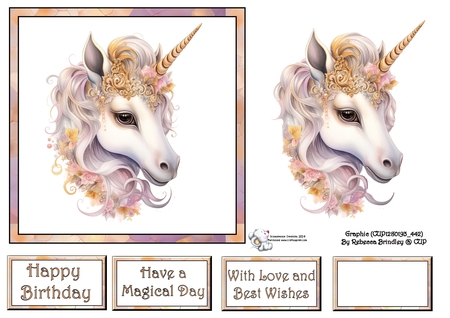 Unicorn Cuteness Mix 2 by Celia Clare