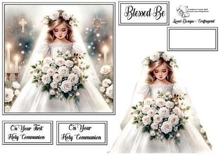 First communion 1 by Celia Clare