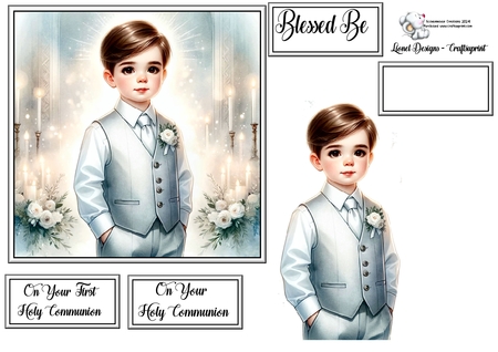 First communion 2 by Celia Clare