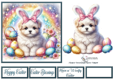 Easter Pups 1 by Celia Clare