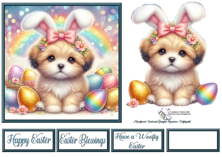 Easter Pups 1 by Celia Clare