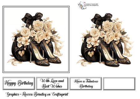 Footloose and Fancy in Black Mix 1 by Celia Clare