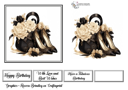 Footloose and Fancy in Black Mix 1 by Celia Clare