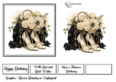 Footloose and Fancy in Black Mix 1 by Celia Clare