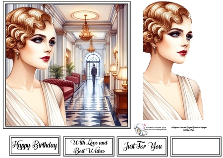 Gatsby  Lady 02 by Celia Clare