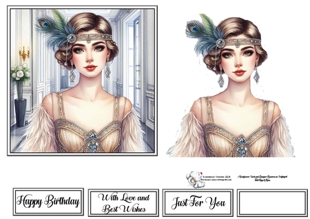 Gatsby  Lady 02 by Celia Clare