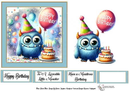Monster Birthday  by Celia Clare