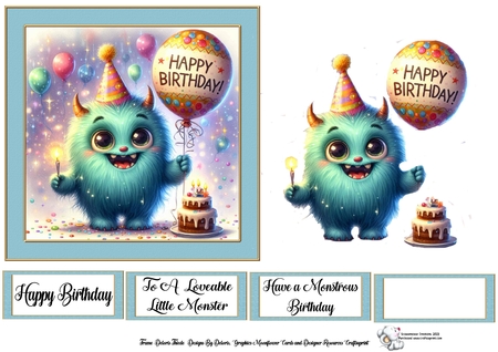 Monster Birthday  by Celia Clare