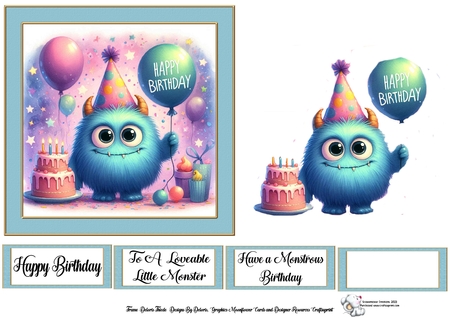 Monster Birthday  by Celia Clare