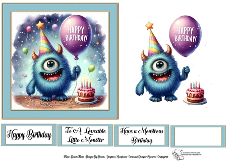 Monster Birthday  by Celia Clare