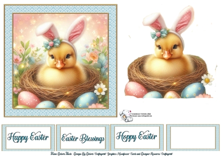Bunnie Ear Duckie  by Celia Clare