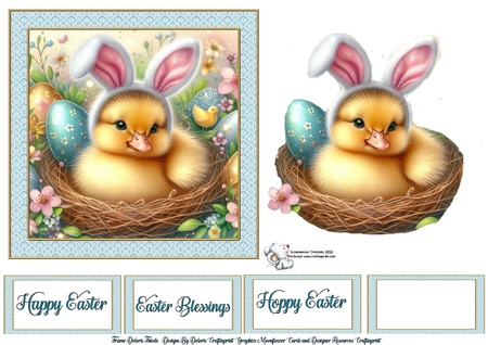 Bunnie Ear Duckie  by Celia Clare