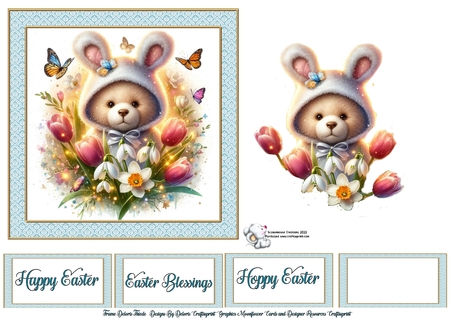 Easter Ted by Celia Clare