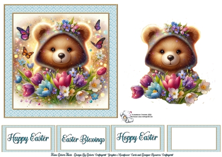 Easter Ted by Celia Clare