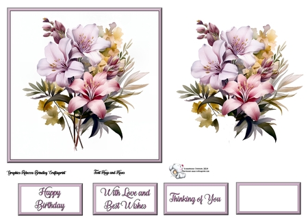 Just Flowers Mix 3 by Celia Clare